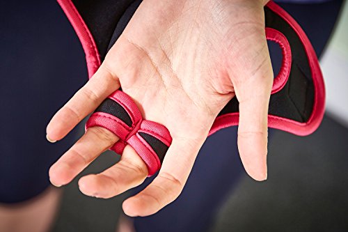 Andrew James Neopren beschwert Workout Handschuhe – 0,5 kg, Paar, wiegt 1 kg – erhältlich in grün und/Pink/2 Jahre Garantie - 3