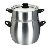 ROSSETTO Couscoussier en Alu Poignée Bakélite Noire