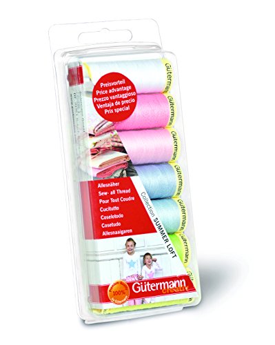 Gutermann 7311021 Nähgarn, Polyester, 16 x 2.3 x 6.8 cm, Mehrfarbig