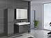 Produktbild SAM® Badmöbel-Set 3-tlg, Parma, Hochglanz grau, Softclose Badezimmermöbel, Waschplatz 100 cm Mineralgussbecken, Spiegelschrank, Hochschrank