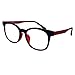 Produktbild XYAS Titan mit TR Damen Brille superleicht Casual needs(1692, Schwarz-Rot)