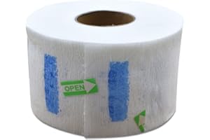 VASANA Einweg-Nackenband für Friseursalon, selbstklebendes Nackenband, weiß, 85 Zählt Einweg-Nackenstreifen Friseur Neckband Papier Nackenschutz Schutzpapier