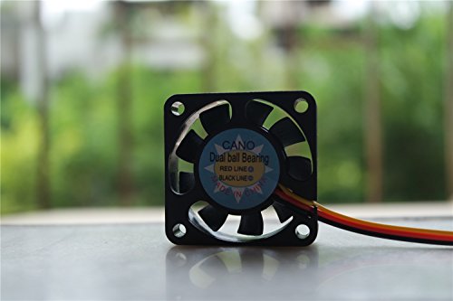 (zwei Verpackungs)Usb Lüfter Ventilatoren fan lange Lebensdauer Dual-Kugellager-Fan für PC, TV-BOX (USB 5V, 40X40X10mm) - 3