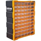 S&uuml;per Bag 60'lı Mono Blok &Ccedil;ekmece Seti Mega B&uuml;y&uuml;k Boy Hobby Organizer Seti Vida D&uuml;bel Kutusu Takı Kutusu ASR6000