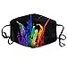 Produktbild Daawqee Mund Maske, Dustproof Mundmaske,Atemmaske Staubmaske - Windproof Reirator Colorful Paint Print Earloop Mask
