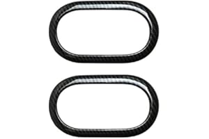 Micvtve Cadre décoratif pour poignée intérieure en Fibre de pour Accessoires intelligents 453 Fortwo 2015-2020