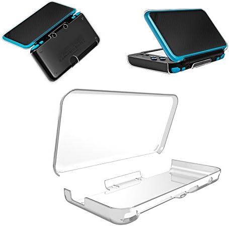 New Nintendo 2DS XL Case - EOVOLA Ultra Clear Skin-Friendly Safe-Grip Hard Shell Protective Case Cover Skin for Nintendo New 2DS XL 2017