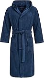 Samtweicher Frotteebademantel aus 100 % Baumwolle ist durch seine Schlingen innen & außen besonders saugstark & sorgt jederzeit für ein weiches Tragegefühl auf der Haut nach dem Saunieren und Baden