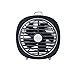 Produktbild KUVV verbesserte Mini Fan Stumm Retro Windy Rotating Abdeckung USB Schlafzimmer Desktop Led Nachtlicht 2 in1 (Farbe : Blue)