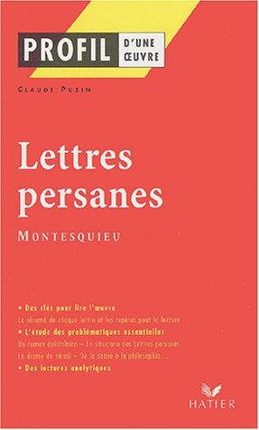 couverture de : Letrres Persannes