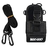 funkgerät traktor Hochwertiges Material TOOGOO Beutel Tasche Hülle Für GPS PMR446 Funkger？t Walkie Talkie (Schwarz)