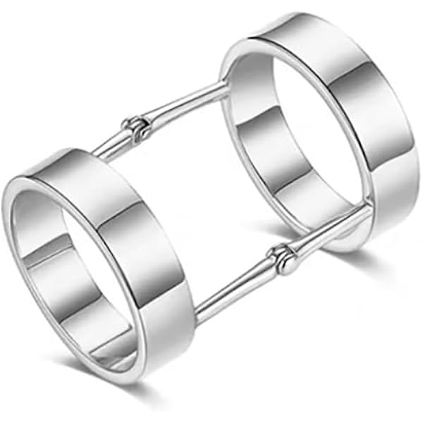 Bague Double X Pour Femme - Argent 925 Rhodié, Avec Zircons Blancs - Pour Annulaire Et Majeur - Marque S.Oliver