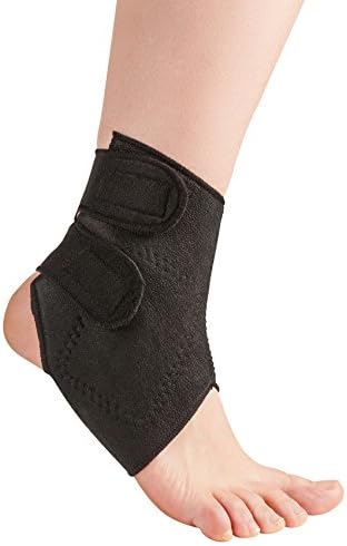 Delfins Knöchelbandage S mit 4 Magnete &amp; Turmalin sorgt für mehr Durchblutung, Wärme-&amp;Kompressionstherapie hilft bei sämtlichen Schmerzen, für Damen&amp;Herren, links&amp;rechts tragbar