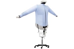 AEOLUS EOLO HOME & PROFESSIONAL EOLO Bügelpuppe SA05 S INOX Basis mit Höhenverstellung und Rädern trocknet und bügelt automatisch Hemden Blusen Polos Pullovern mit warmer Luft Bügelstation 2 Programme Garantie 5 Jahre A ++