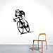 Produktbild Radfahrer fahren sein Fahrrad Vinyl Wandaufkleber interessante Zyklus Wettbewerb Kunst Decals Home Decor für Wohnzimmer