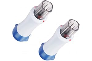 LILIBEILA 2 Pcs Felting Needle Tool Wool Felting Needle Kit Punch Style Felting Needle Tool with 7 Barbed Needles Craft Wool Felt DIY Stitch for DIY Toys Craft Make Felt Animals