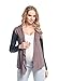 Happy Mama Women's Maternity Waterfall Cardigan Shrug Jacket Blazer Wetlook 098p (Cappuccino, 16/18)