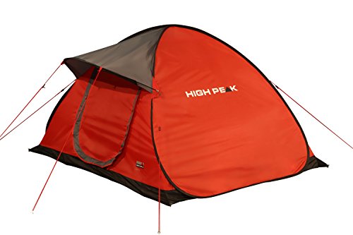 High Peak Pop Up Zelt Swift 3, Rot/Grau/Schwarz, 10143 - 