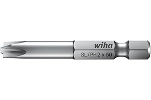 Wiha Bit Professional PlusMinus/Phillips 1/4 tum (32490) SL/PH1 x 50 mm