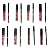 XINW Long Lasting Matte Lip Gloss Liner Liquid Lipstick Not Stick On Cup Lipstick Cosmetic