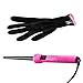 HerStyler Professional Baby Curling Wand Hair Curler 9mm – 18mm for Perfect Baby Curls (Pink)