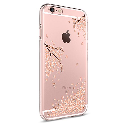 iPhone 6S Case, SpigenÂ® iphone 6 case cover [Liquid Crystal Shine] [Blossom] iPhone 6s Case with [Laser Precision Design] and Premium Clarity for for iPhone 6 (2014) / 6S Case (2015) - Blossom (035CS21219)