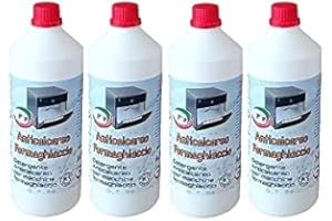 PIP PRODOTTI INNOVATIVI PROFESSIONALI PIP Anticalcare Macchina Ghiaccio, Detergente Anticalcareo Formaghiaccio, Disincrostante, Igienizzatore Professionale, Anticalcare, 4 Flaconi da 1 Litro