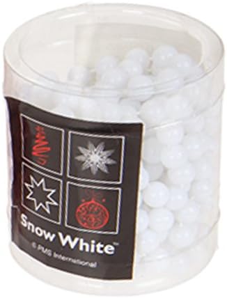 Christmas Tree Room Decoration 3 Metre Bead Garland 551/766 - White