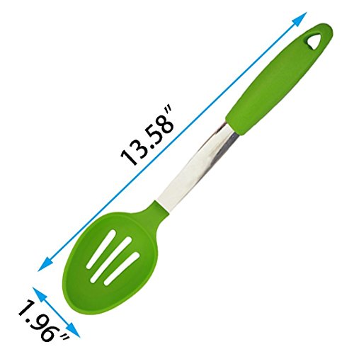 Kuke Silikon Küchenhelfer Kochen Tools 6pcs set-green - 7