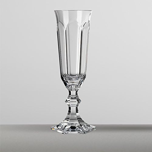 Set 6 Mario Luca Giusti Dolce Vita Flute Glass Transparent