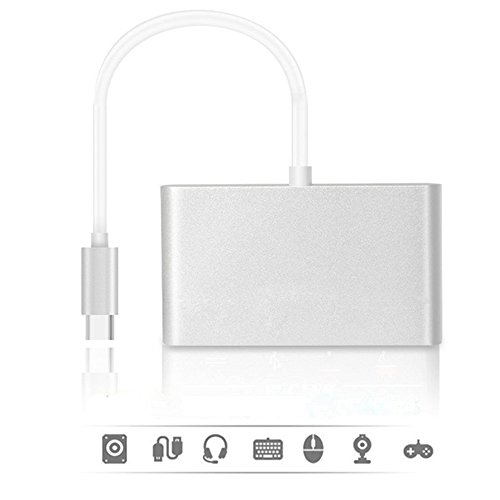 ABCTen USB3.1 Typ C Multiport Konverter zu 3-Port USB 3.0 mit Ladegerät-Adapter Hub Für Apple MacBook 12 „/ Neues MacBook Pro 13“ / ChromeBook Pixel - 3