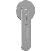 BUFF BL16 MagSafe Compatible Laptop Phone Holder Silver, Magnet Computer Screen Holder