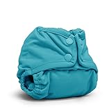 Kanga Care Boys Newborn Cloth Snap Nappy Cover (0 - 3 Months, Blue Aquarius)