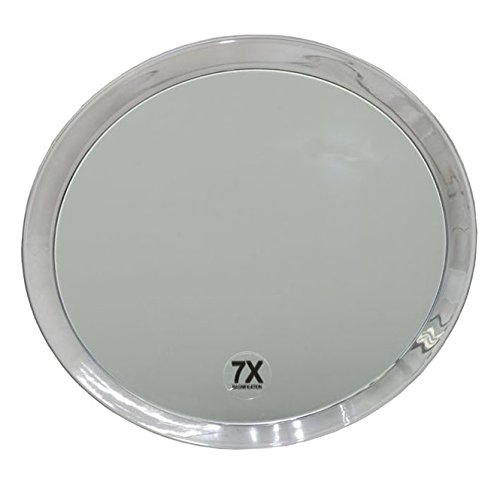 Runder 10-fach Kosmetik-Spiegel Ø 23cm, Kosmetex mit verschiedenen Vergrößerung und Saugnäpfen., 10-fach - 3