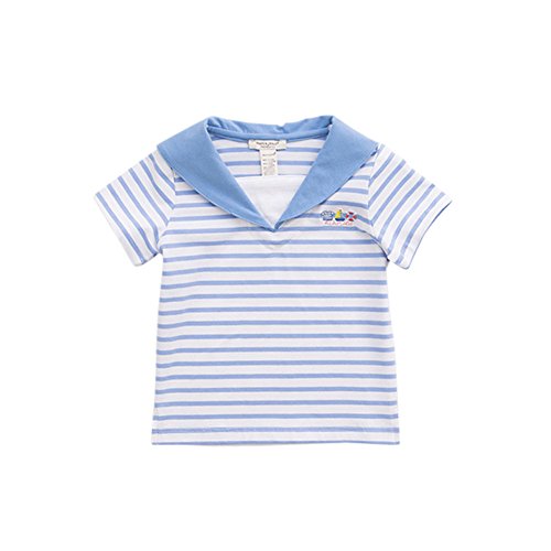 Marc janie Baby Boy's Sailor Stripe Tee Blue 3T