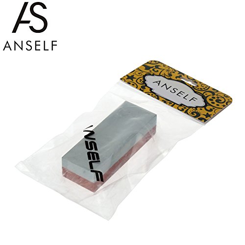 Anself 400/1500 Doppelseite Schleifstein Wetzstein 100 * 35 * 22mm - 2