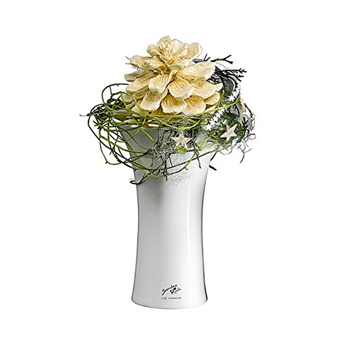 X-Vase weiß 17cm