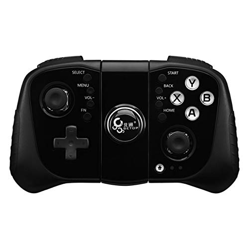 Preisvergleich Produktbild Game-Controller, Drahtloser Bluetooth Gamepad Joystick Android mit justierbarem Haltewinkel-Halter Built-In-Halter, für PS3 PC-TV-Box Android Smartphone