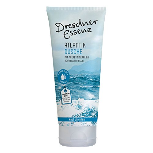 2-teiliges Dresdner Essenz Geschenkset „Atlantik“ Wohlfühlset, Pflegeset, Geschenkidee, Bodylotion, Duschgel, Dusche, Lotion, Hautpflege, Körperpflege, Wellness - 2