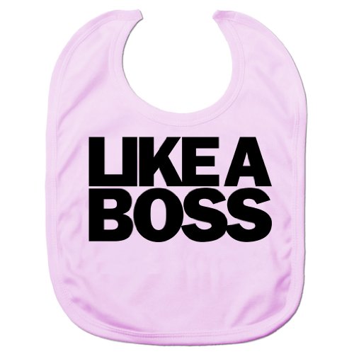 Unisex Kids Like A Boss Baby Bib Pink One Size Fits All