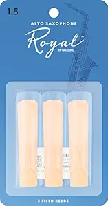 Rico Royal Alto Sax Reeds, Strength 1.5, 3-pack