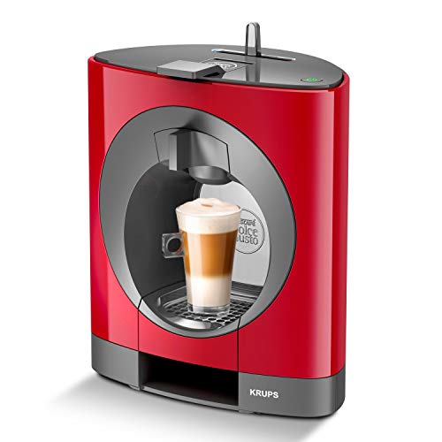 KRUPS KP1105 Oblo Nescafé Dolce Gusto - Máquina de café y Otras Bebidas en cápsulas, Capacidad 0,8 litros, Potencia 1500 W, Color Rojo (Reacondicionado Certificado)