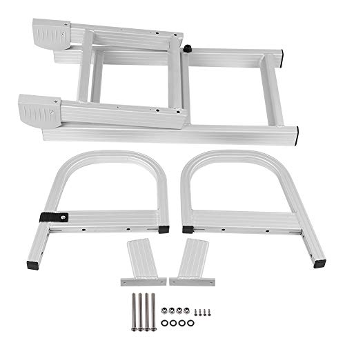 Preisvergleich Produktbild Bootsleiter Aluminium leiter, Pontoon Marine Boat Ladder 5 Klappleiter
