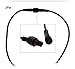 Produktbild 10pairs 2Core 2pin schwarz Pigtail Kunststoff wasserdicht IP65 LED-Anschluss männlich weiblich für LED-Streifen Licht, anwendbar für 22AWG 0.3mm² 15mm Mutter