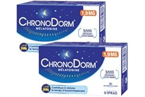 IPRAD ChronoDorm Mélatonine 1,9 mg 30 Comprimés Sublinguaux lot de 2 boîtes