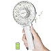 Produktbild JOMARTO Handventilator, USB Ventilator Mini tragbar Fan mit 2200mAh akku USB Fan handfan für Reisen,Urlaub - White