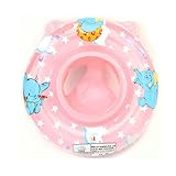 Baby Kids Toddler Inflatable Swimming Swim Ring Float Seat Boat Pool Bath Safety (Pink)