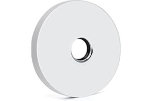 OPERMAXER 4 Inch Shower Arm Flange Oversized Plumbing Cover Plates, Universal Extra Large Replacement Escutcheon Cover Plate for Covering Gaps, Holes, Fits All Standard 1/2" Pipes, Chrome