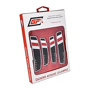 GFX Car Door Edge Protector Guard Scratch (4Pcs) (Mercury Sports-Black)