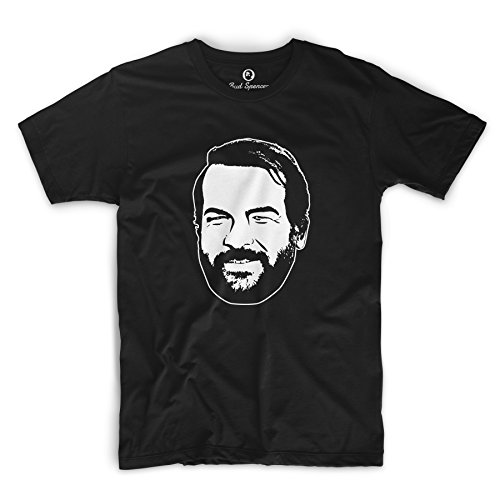 Bud Spencer Herren Buddy T-Shirt (L, Schwarz) Bud Spencer Herren Buddy T-Shirt (L, Schwarz)